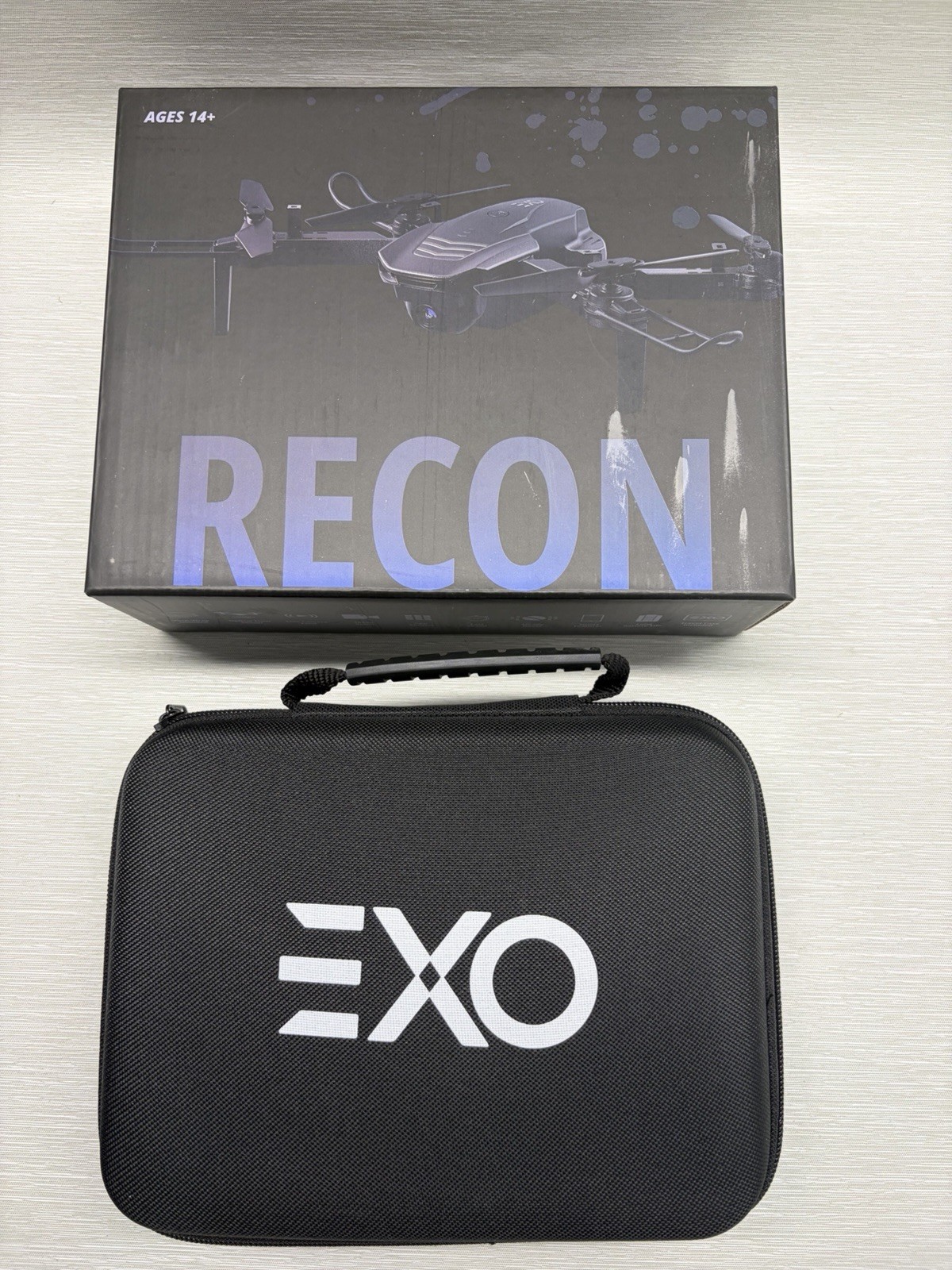 EXO Recon Drone 1080p w/ Live Camera Feed, EXODDROREC2B, OPEN BOX