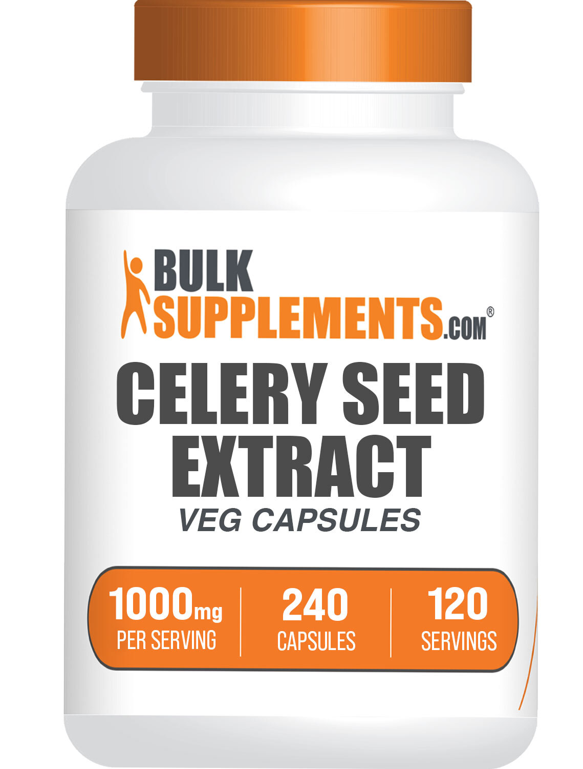 BulkSupplements Celery Seed Extract 240 Capsules - 1000 mg Per Serving