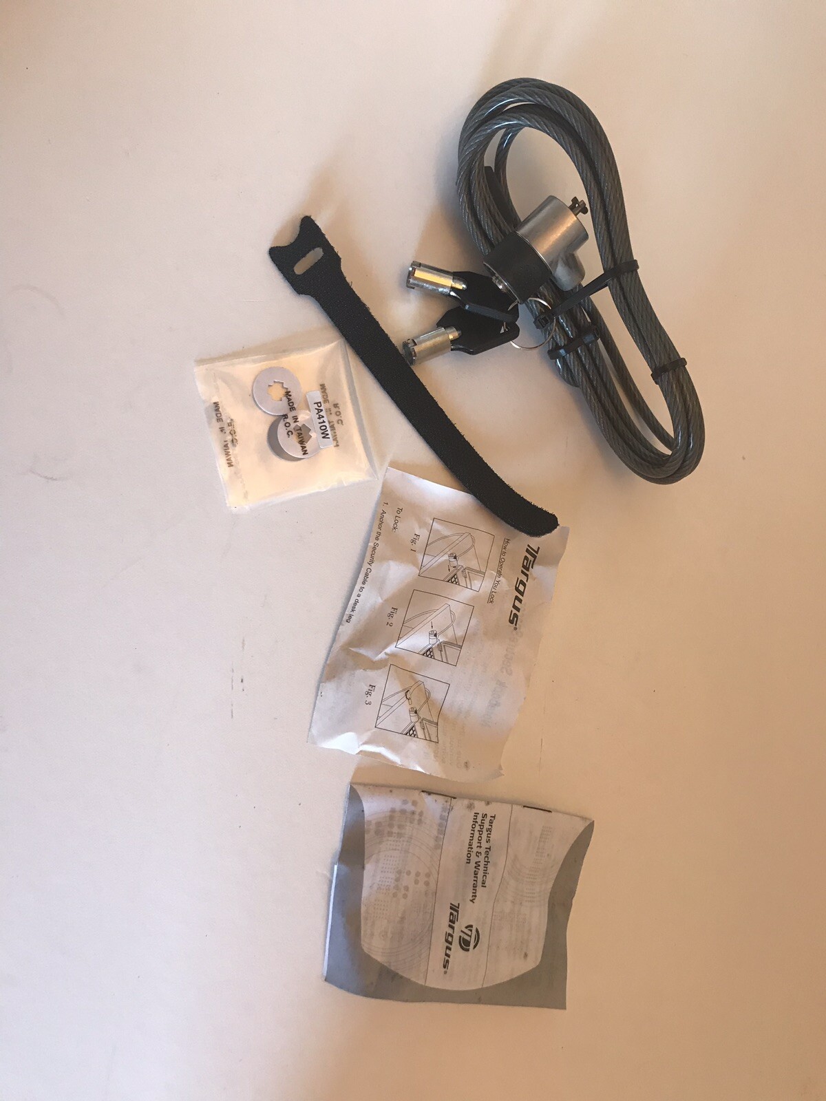 TARGUS Laptop Notebook Security Chain Cable with Key Lock