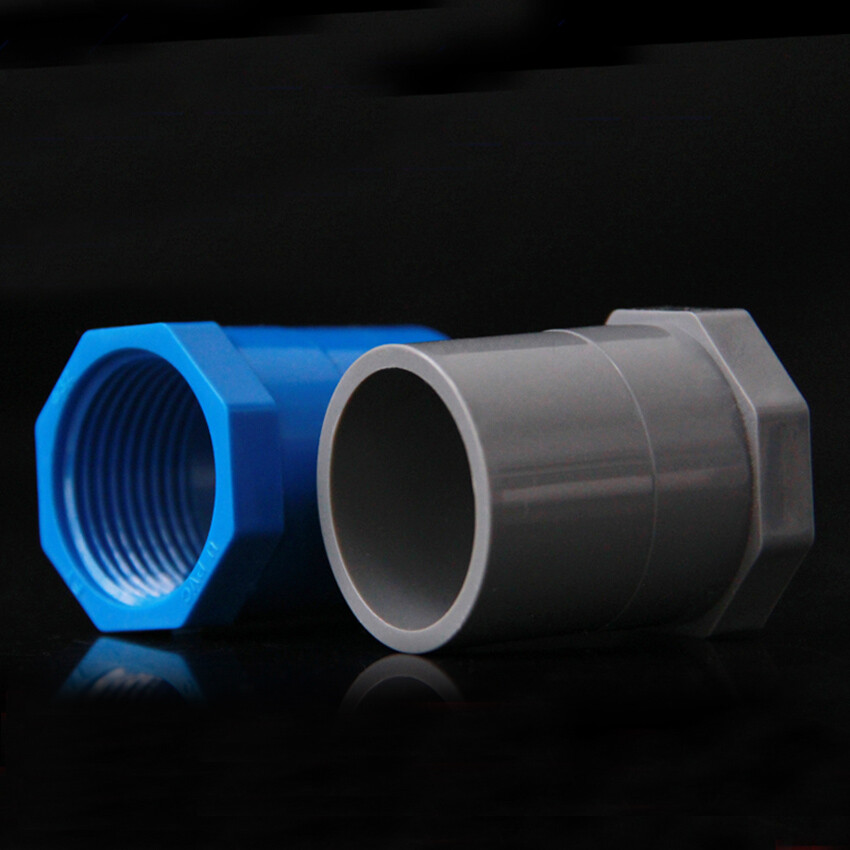 PVC Plastic Pipe Fittings BSP 1/2"~4" Female Thread Coupling Adapter Socket