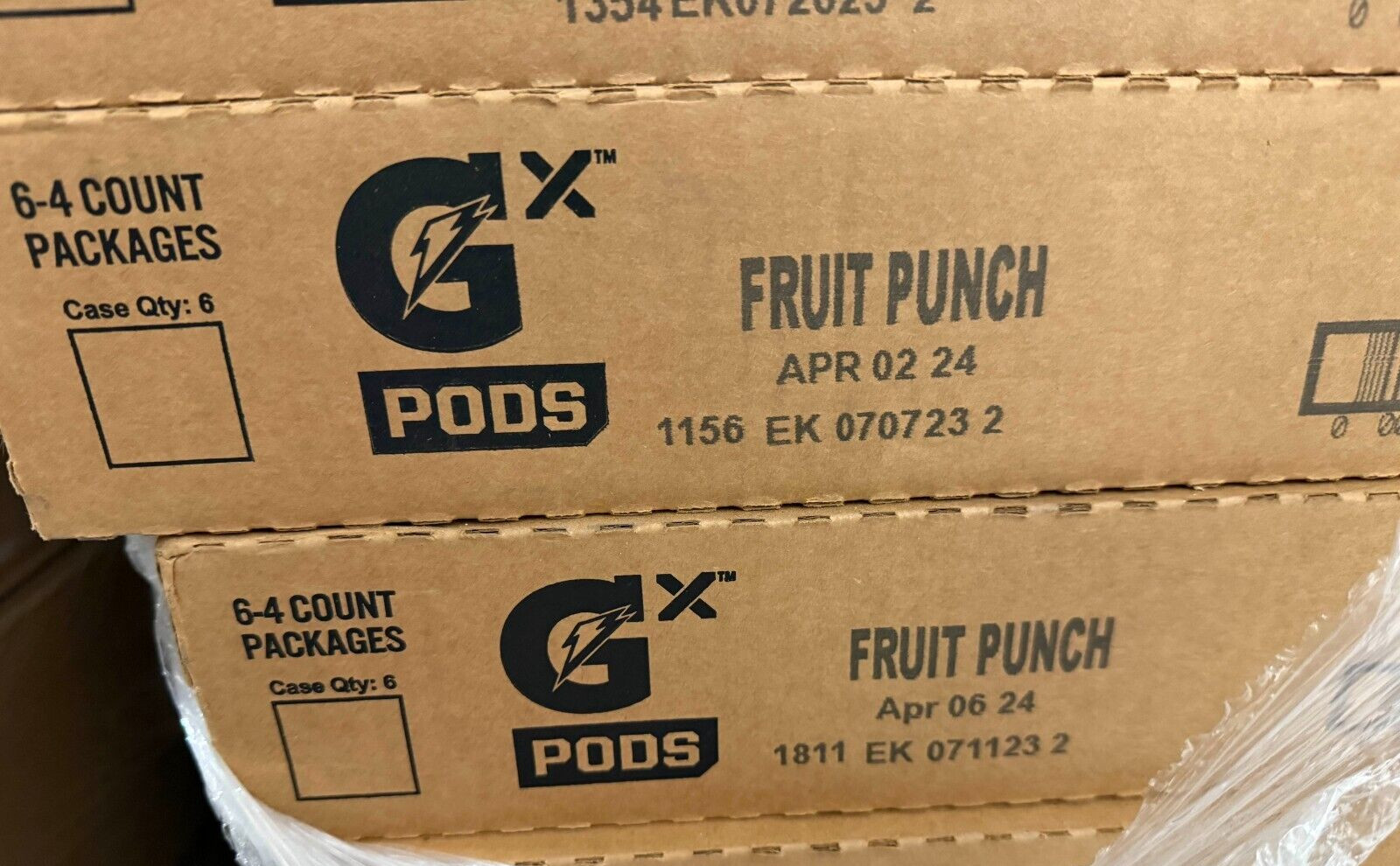Gatorade GX Fruit Punch Pods 12 Pack (48 total units) check BB!