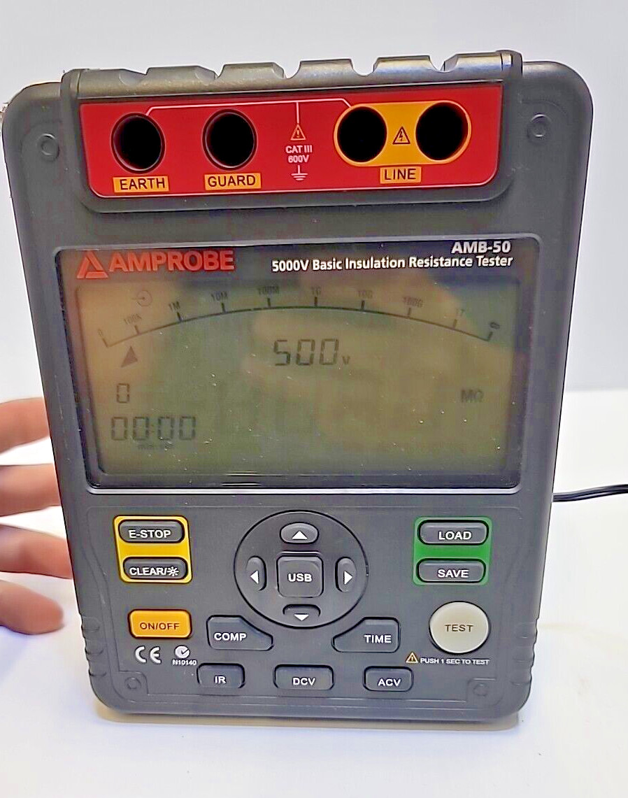 AMPROBE AMB-50 5000V Insulation Resistance Tester