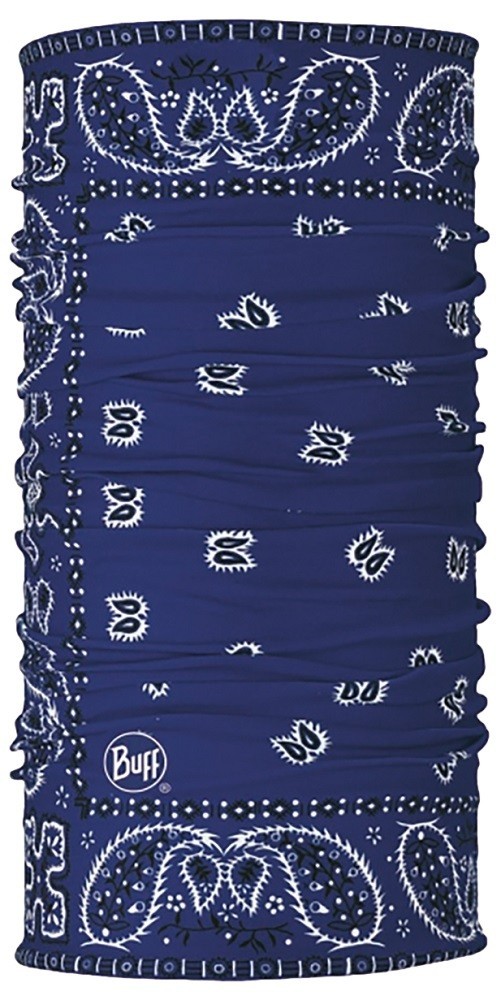 Buff 119454787 CoolNet UV+ Multifunctional Headwear Neck Gaiter Navy Paisley