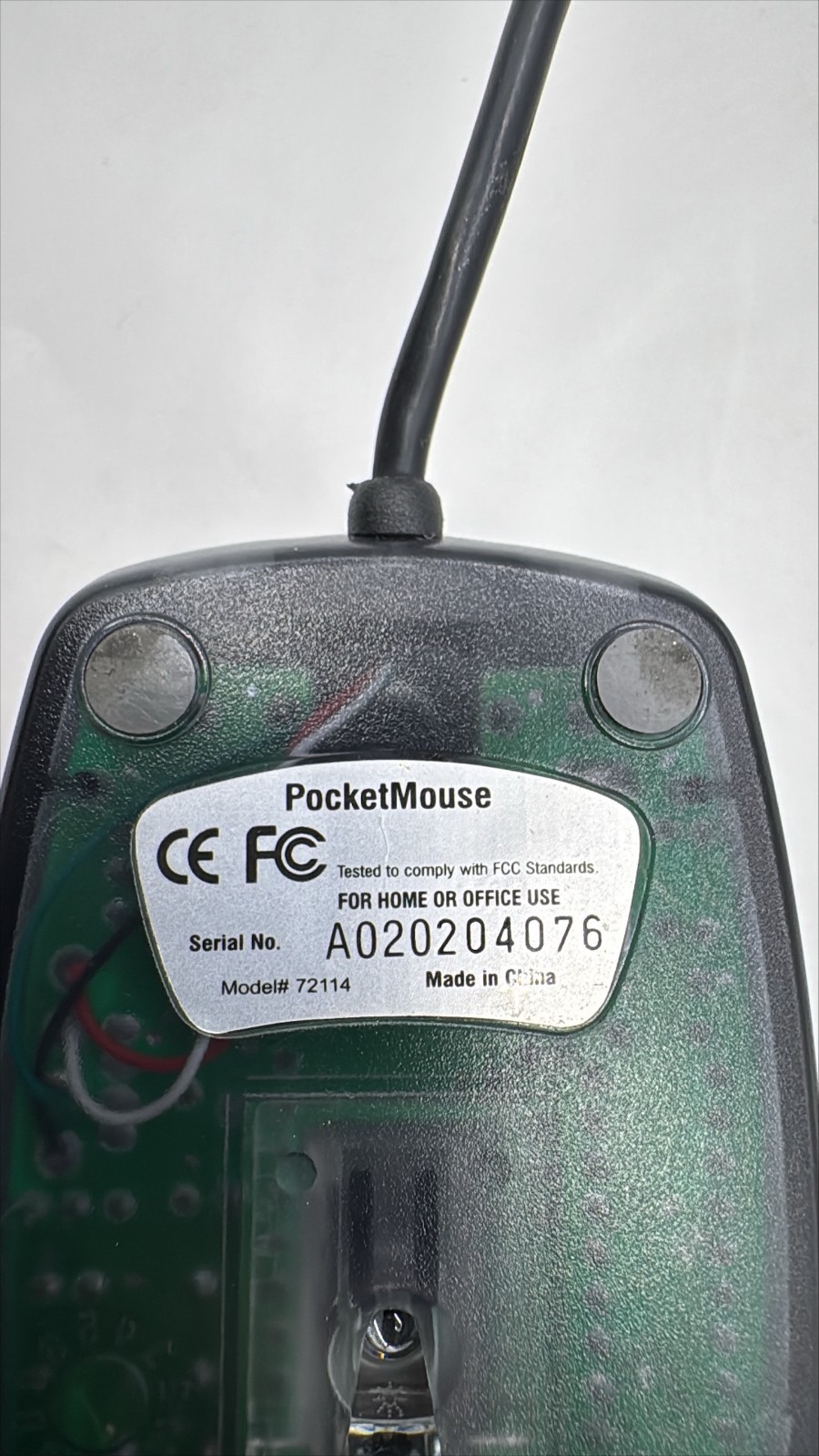 Kensington Mini Wired USB Mouse Ergonomic PocketMouse Portable Design