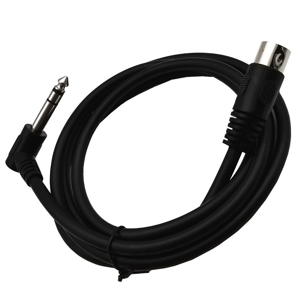MIDI Din 5Pin Male to Monoprice 6.35mm 1/4" Male TRS Stereo Audio Cable 1.5m
