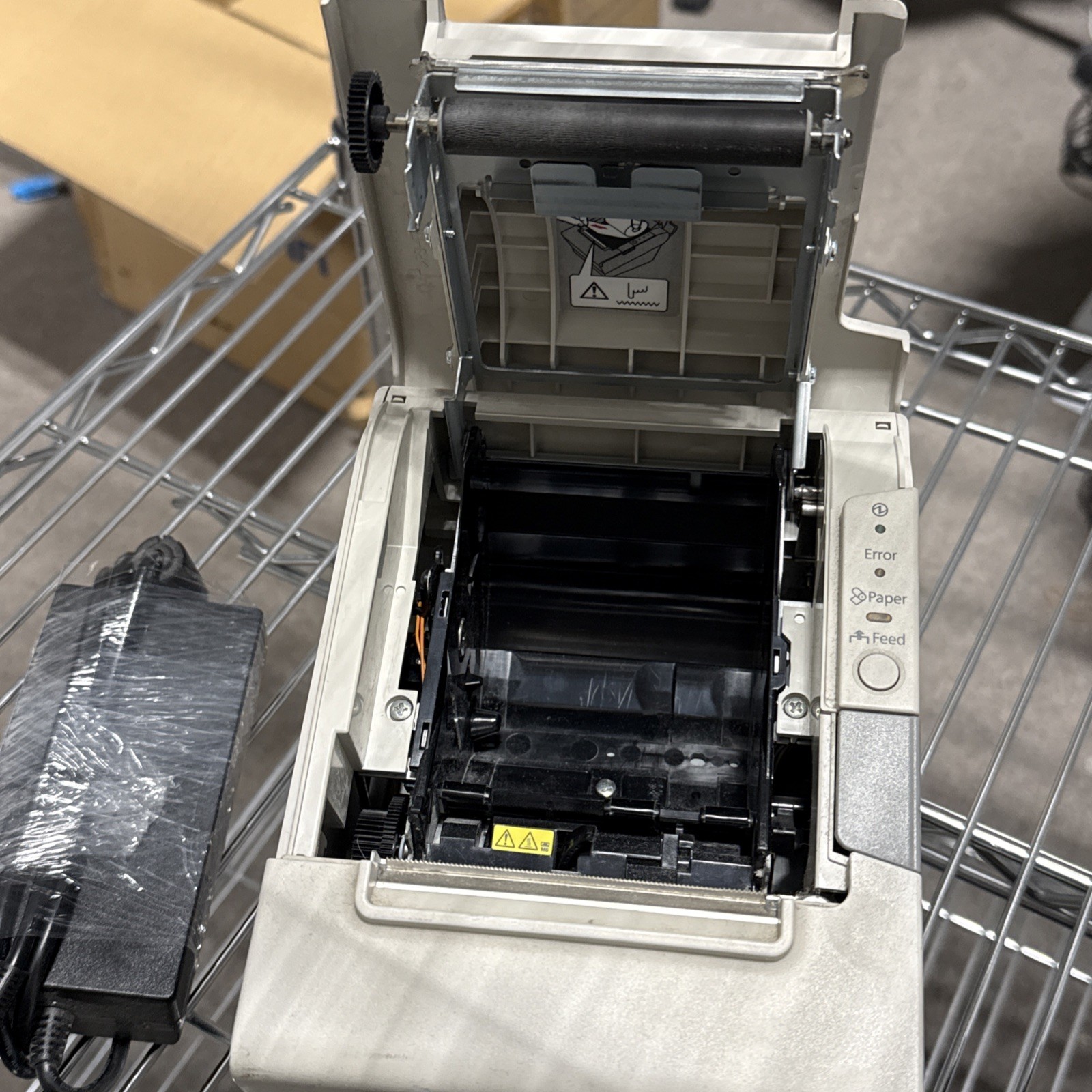 Epson TM-T88V Thermal Receipt Printer Model: M244A White W/PSU