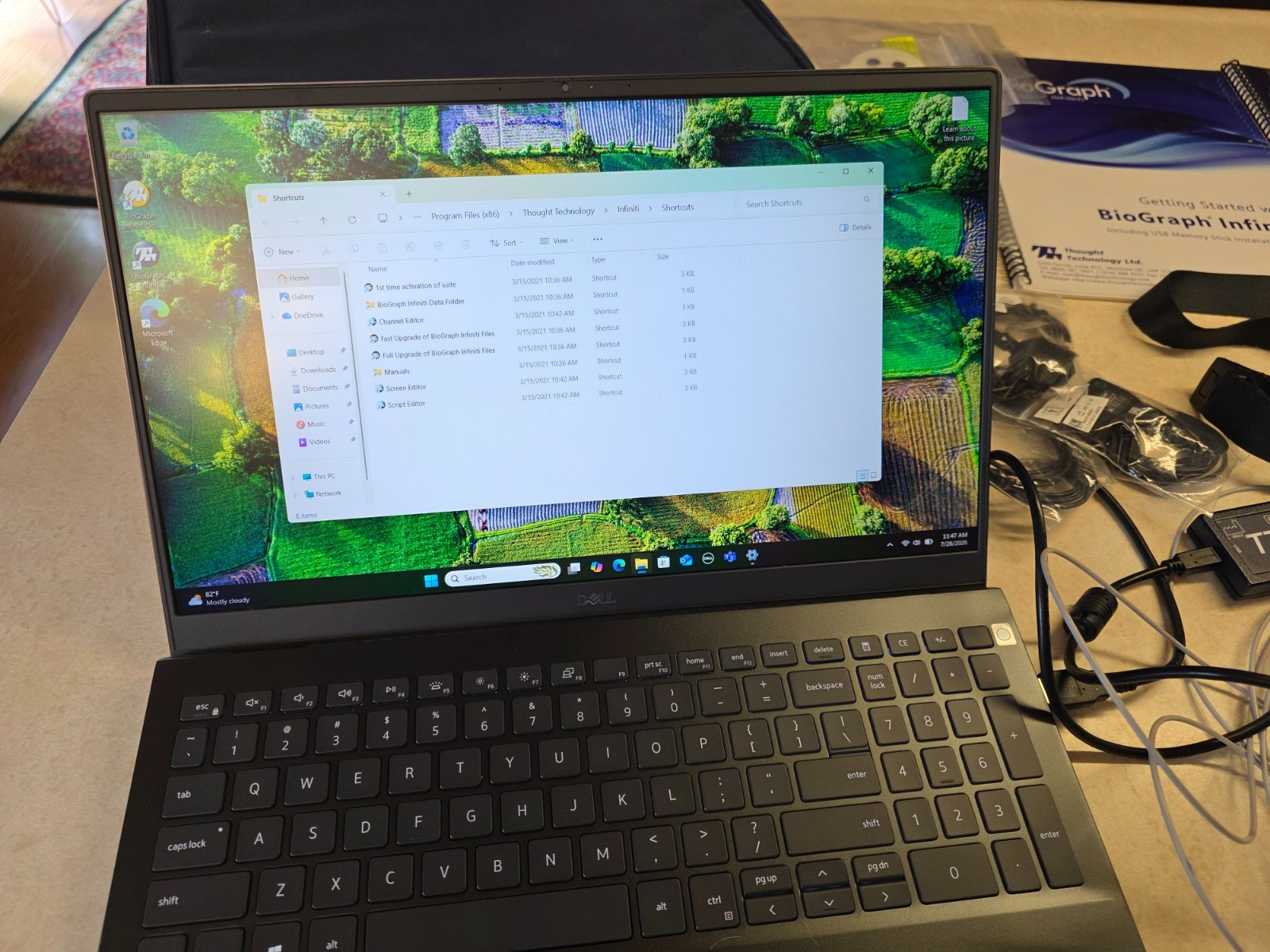 ProComp Infiniti Biofeedback - SA7500 + Laptop + Accessories