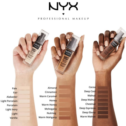 NYX Can't Stop Won't Stop Full Coverage Foundation - (Choose Your Shade)