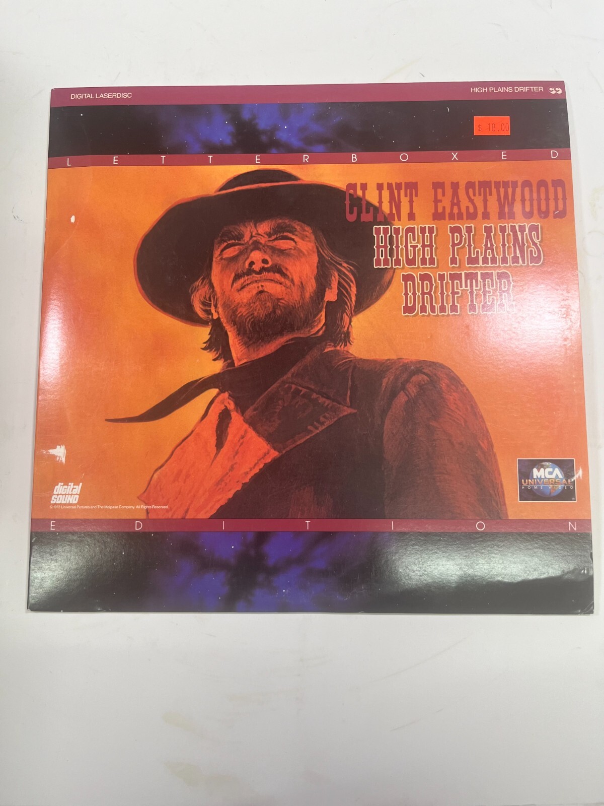 LaserDisc  Usa Clint Eastwood High Plains Drifter
