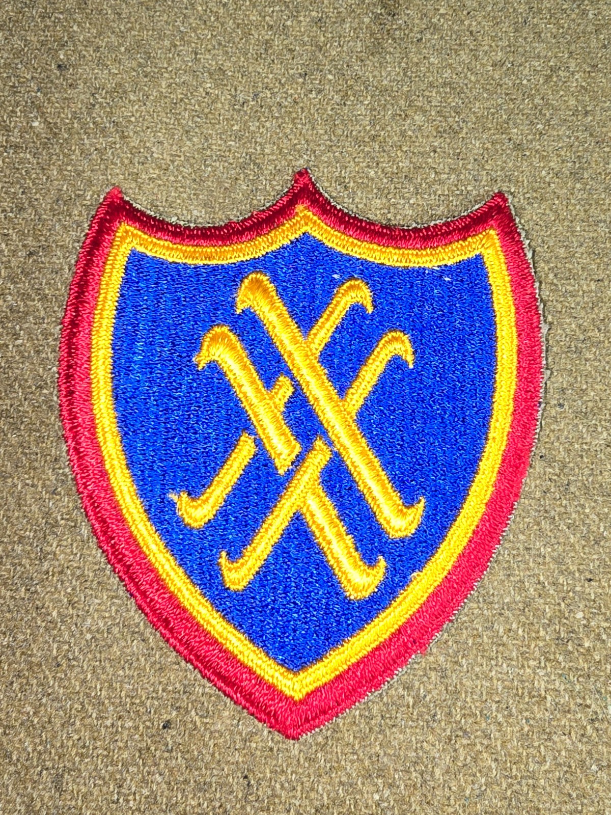 WWII US Army 20th Corps Patch