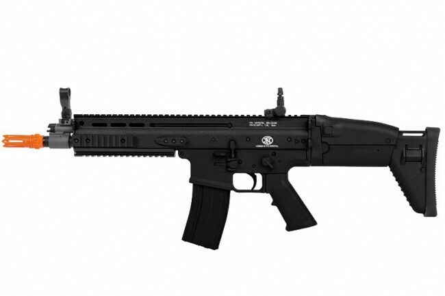 FN Herstal Full Metal SCAR-L AEG Electric Airsoft Gun by Cybergun Black 200954