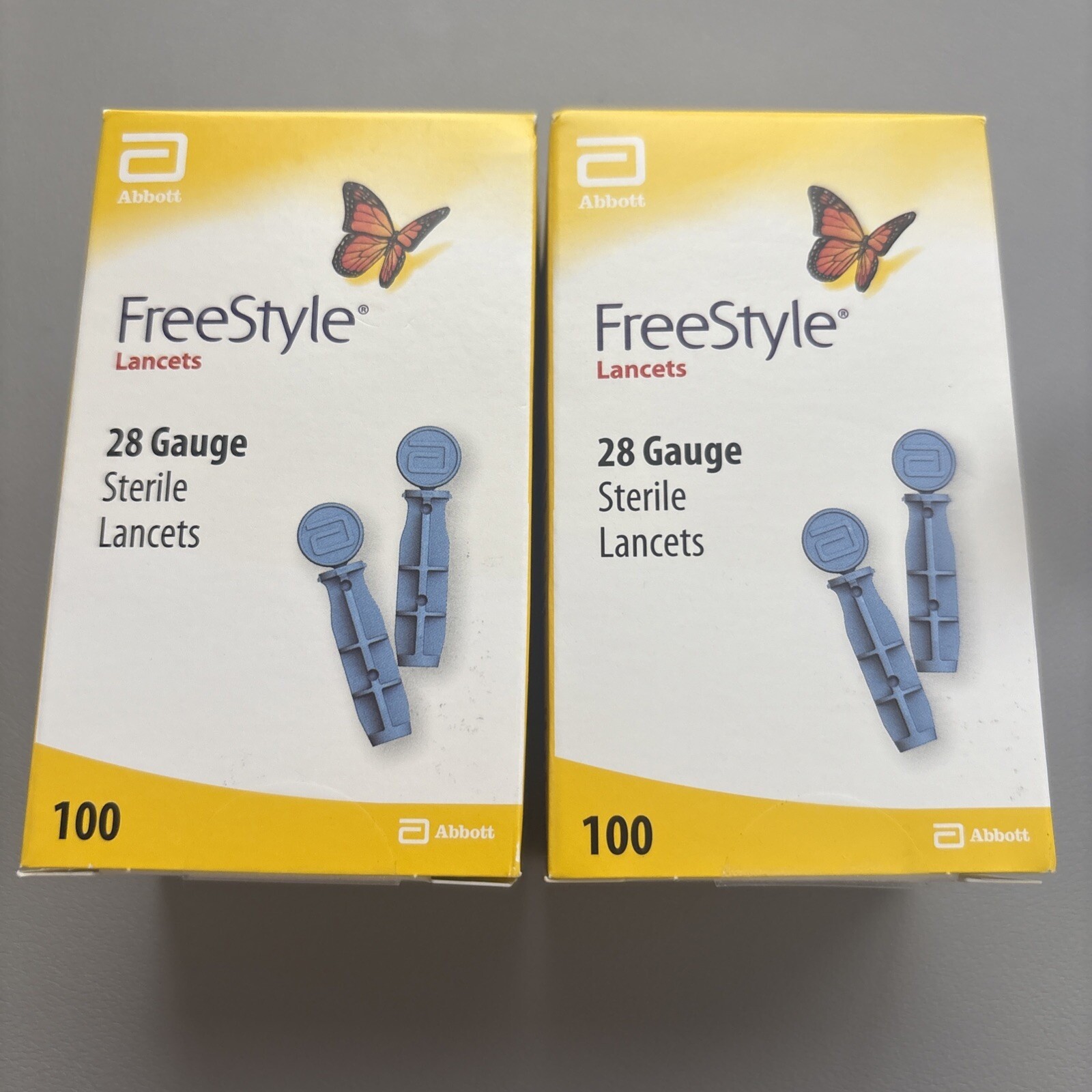 Qty. 200 Freestyle Lancets 28 Gauge EXP Date 7/31/29 Brand New Sealed Free Ship