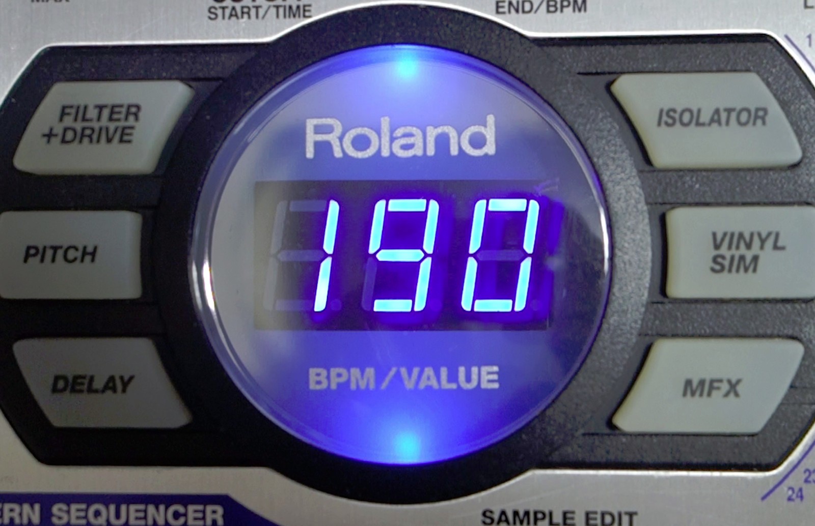 1x BLUE 3-Digit LED Display Part for Roland SP-404 SP-404A SP-404SX Boss SP-303
