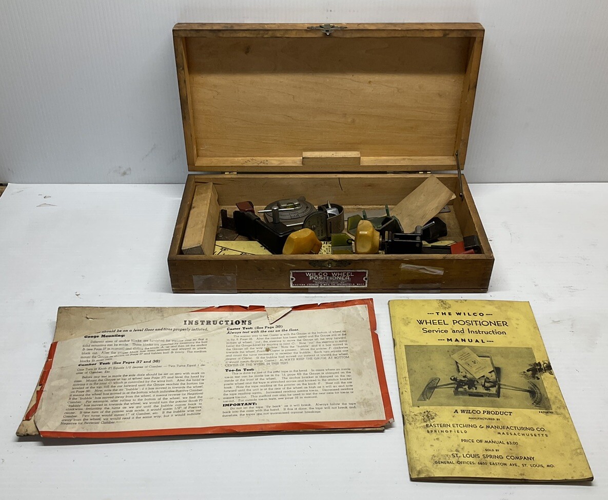 Old/vntg 41-I-130, Indicator, Wheel Alignment,, Wilco Wheel Positioner