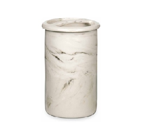 Better Homes & Gardens Greek Key Ivory/Grey Toothbrush Holder