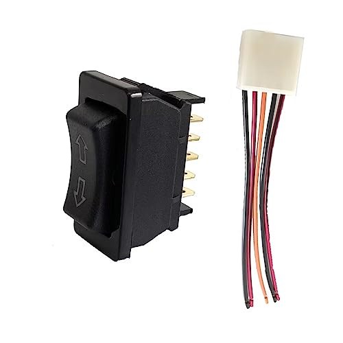 5 Pin Universal Car Power Window Switch UP/Down Control Lift Momentary 1+1