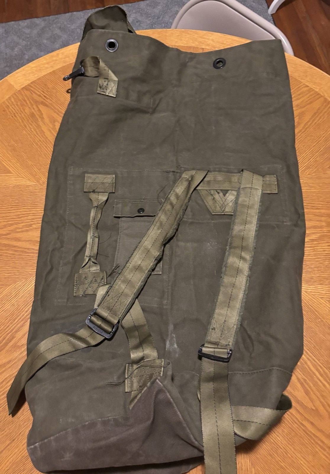 US Army Military Duffel Bag Canvas, Genuine Surplus Gear