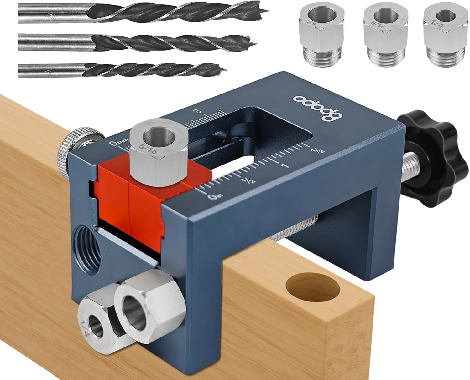 Self-Centering Doweling Jig Kit Woodworking – Adjustable Width Dowel Jig