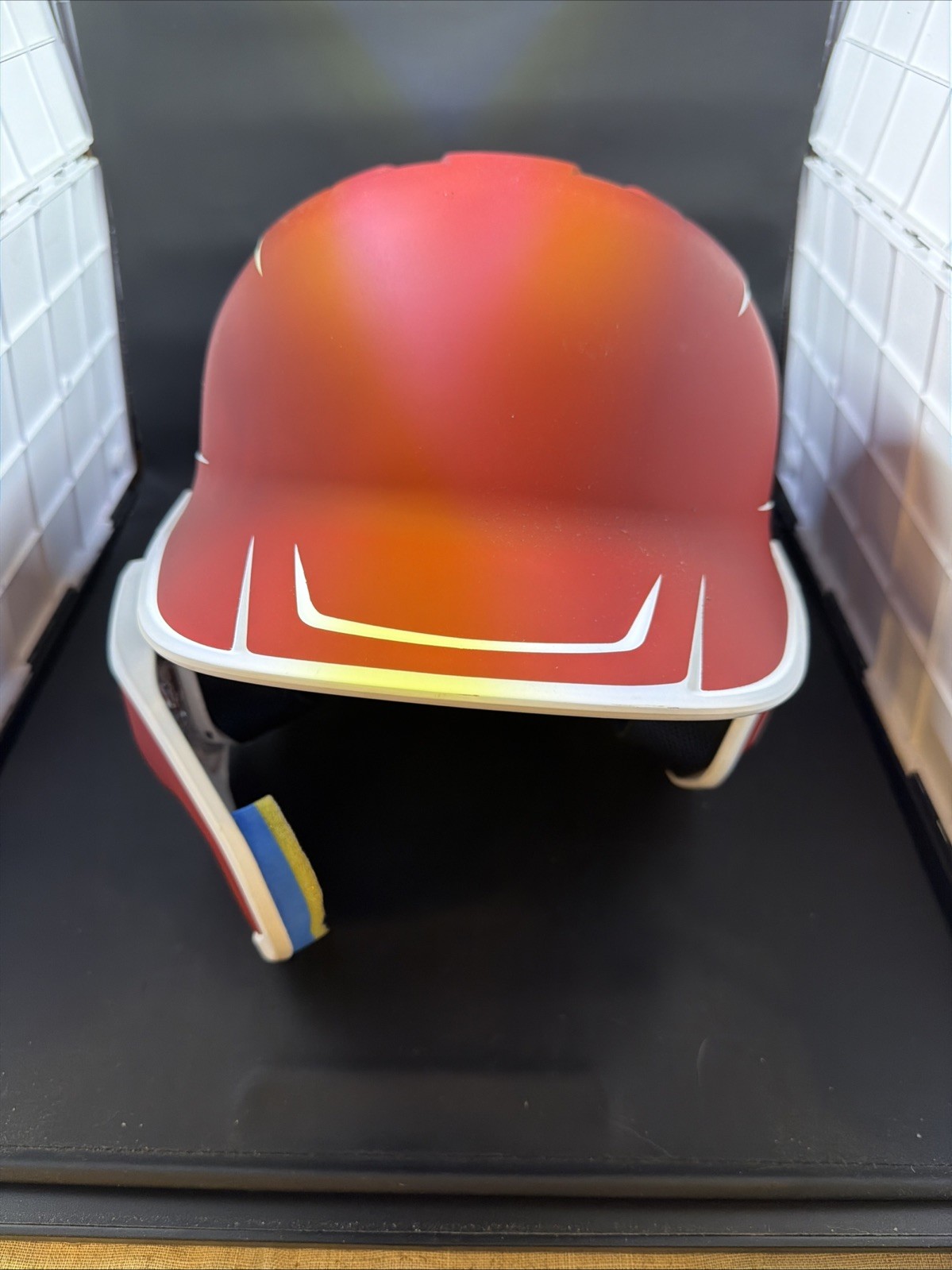 Rawlings Impax Mach-SR-RevA Red Batting Helmet Fits 6 7/8-7 5/8 W Ext