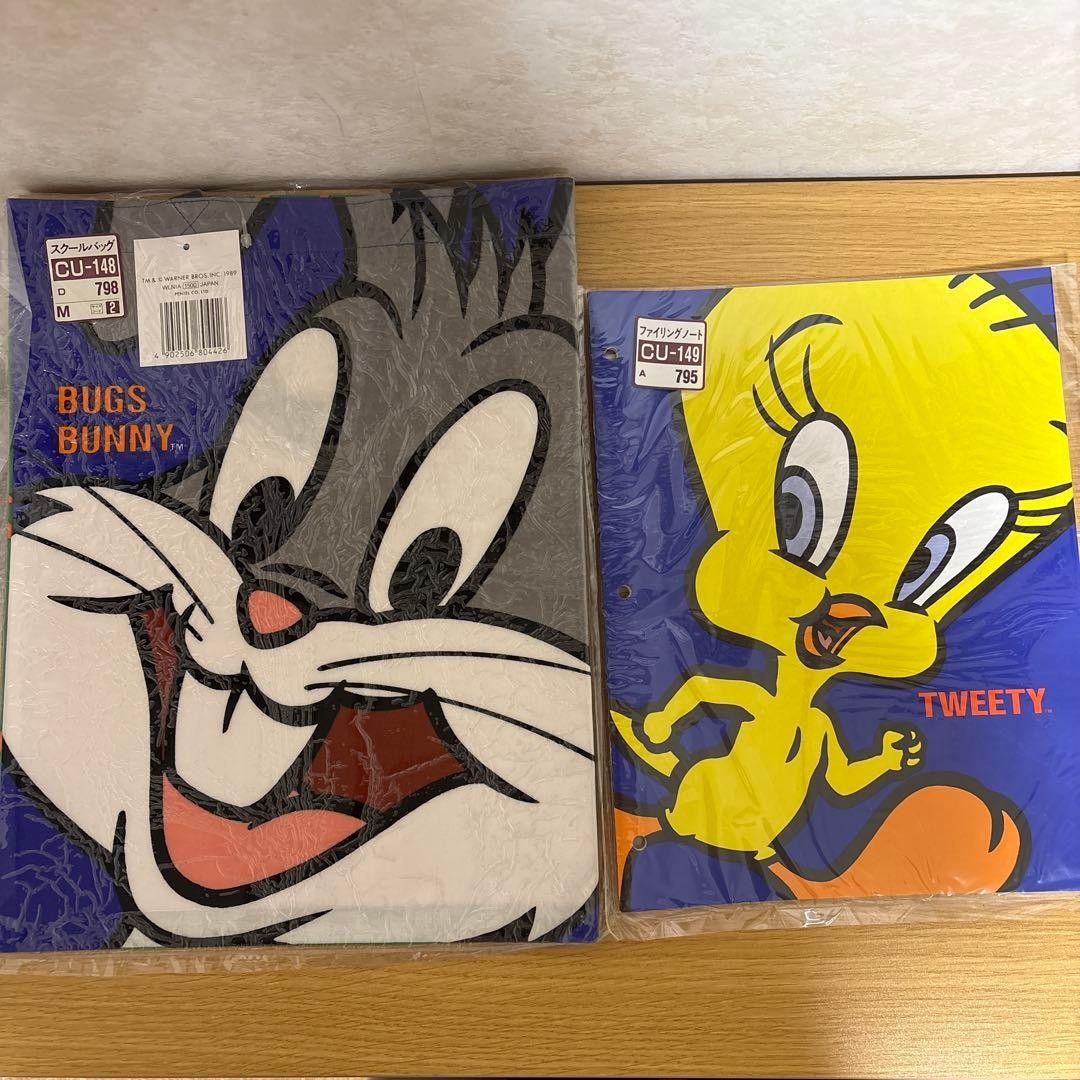 Looney Tunes School Bag Filing Notebook 2-piece set