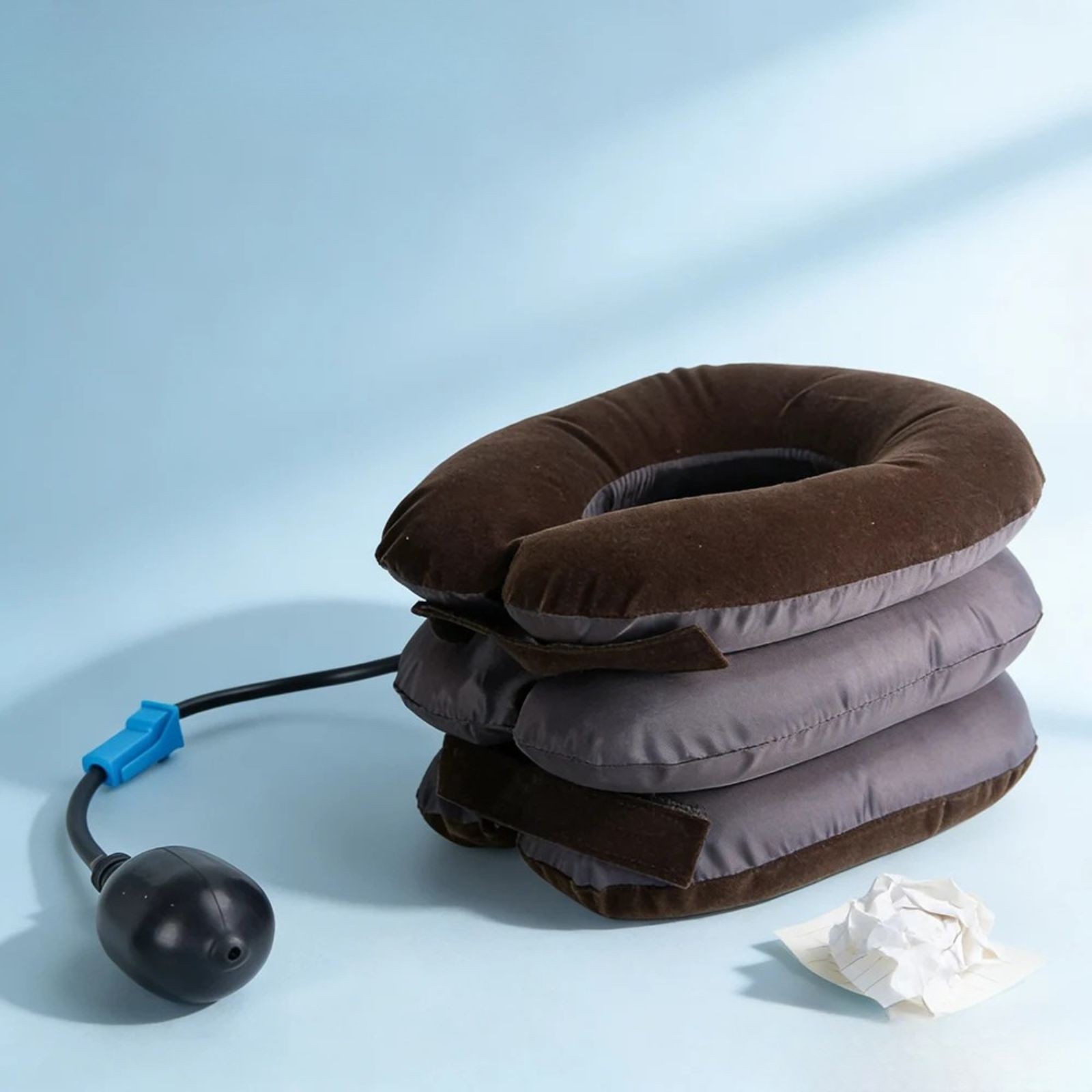 Cervical Neck Traction Device Collar Brace Support Pain Relief Stretcher Therapy