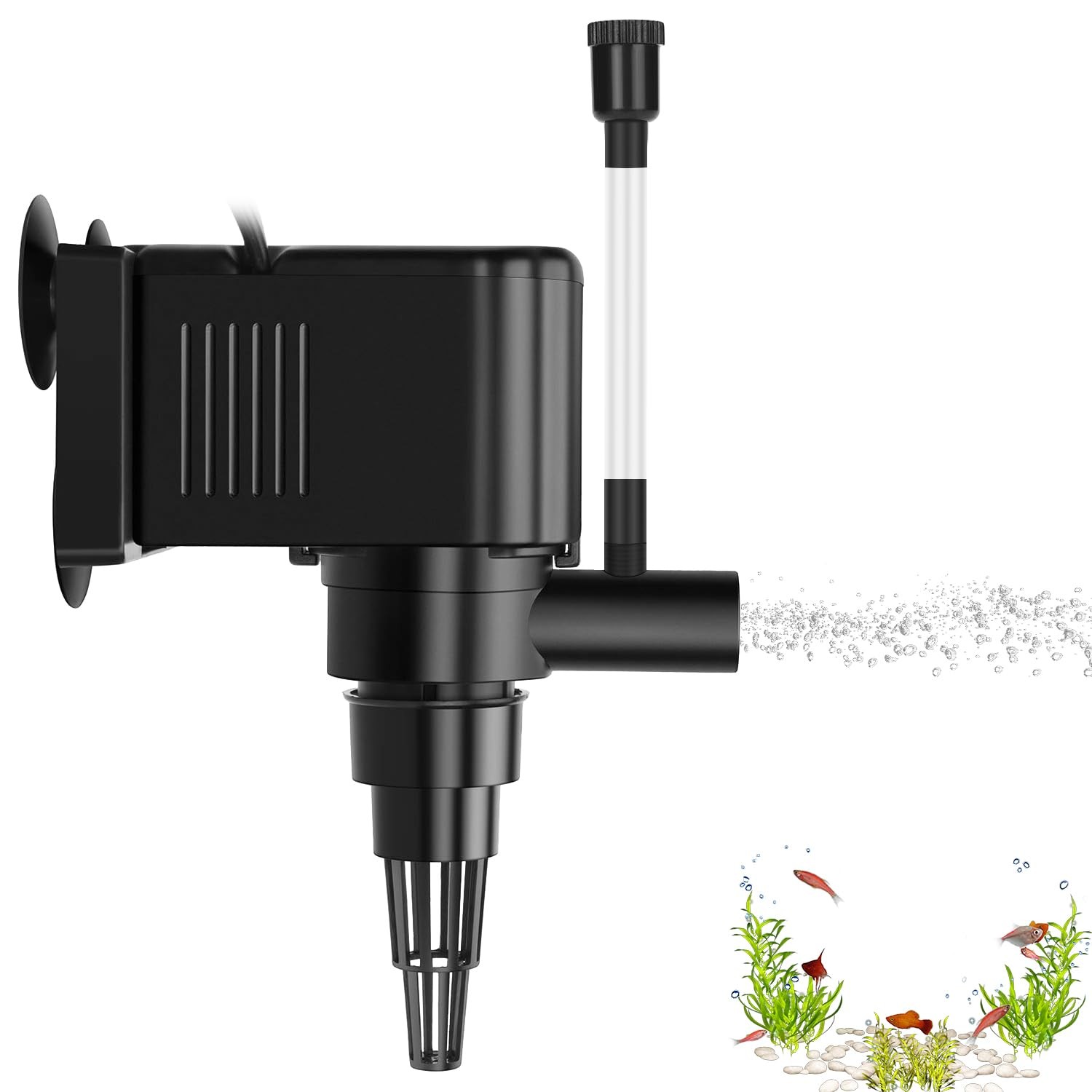 Aquarium Powerhead Pump Circulating Water Pump 265 GPH for 60-80 Gallon Aquar...