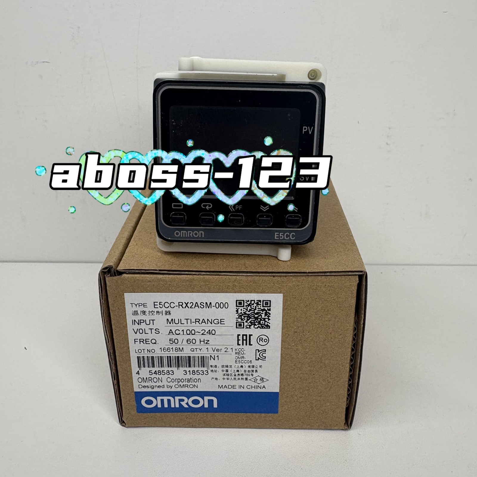 Omron E5CC-RX2ASM-000 AC100-240V Temperature Controller#1pcs New In Box