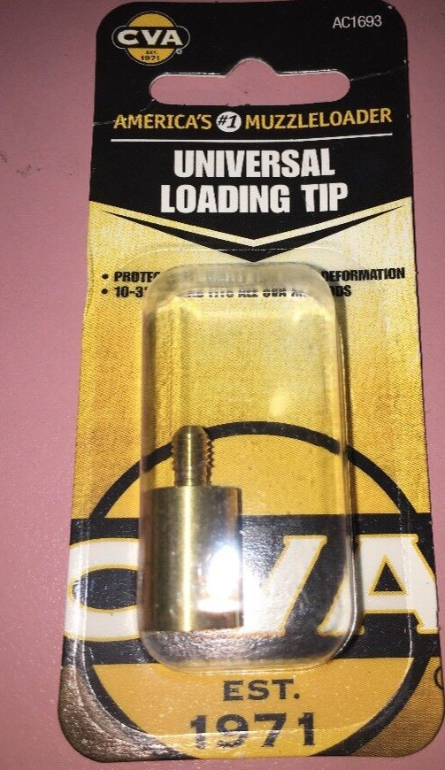 CVA #AC1693  5171 Universal Loading Tip  Ramrods-Brand New-SHIPS N 24 HOURS