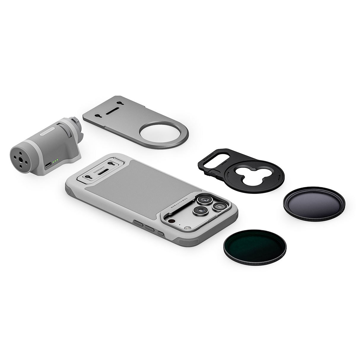 Tilta Khronos Lite Mobile Creator Kit for Apple iPhone 17 Pro Max, Light Gray