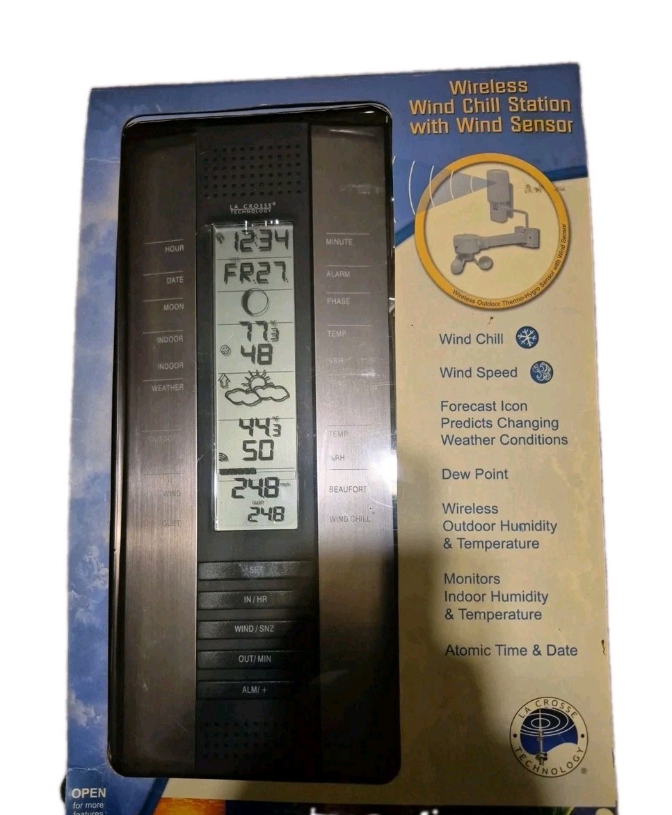 La Crosse Technology Pro Weather Center Station Home WS-7395U-AL