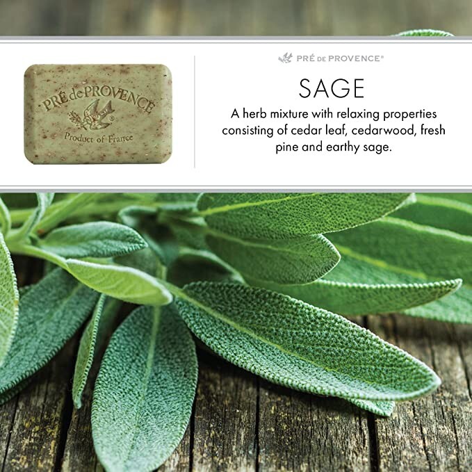 Pre de Provence Sage Soap 2 Bars 250g 8.8oz