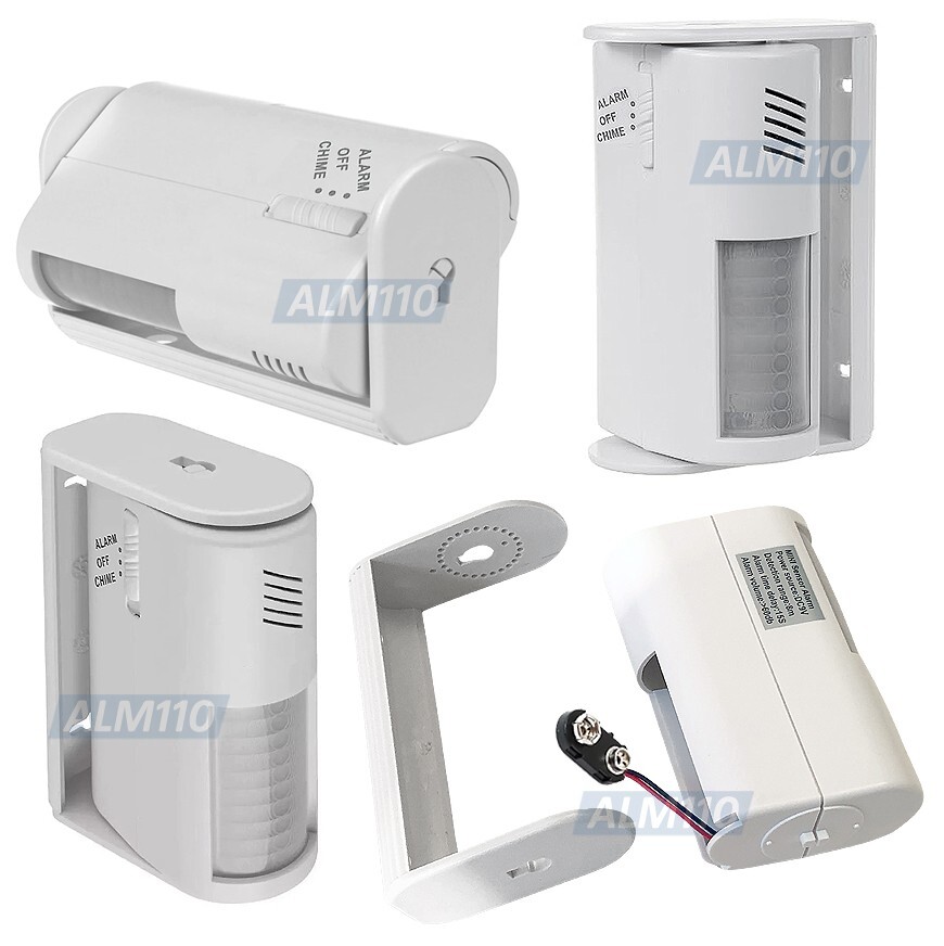 2-In-1 Motion Detection Alarm Entry Chime Alert 90dB Siren Sound Home Security
