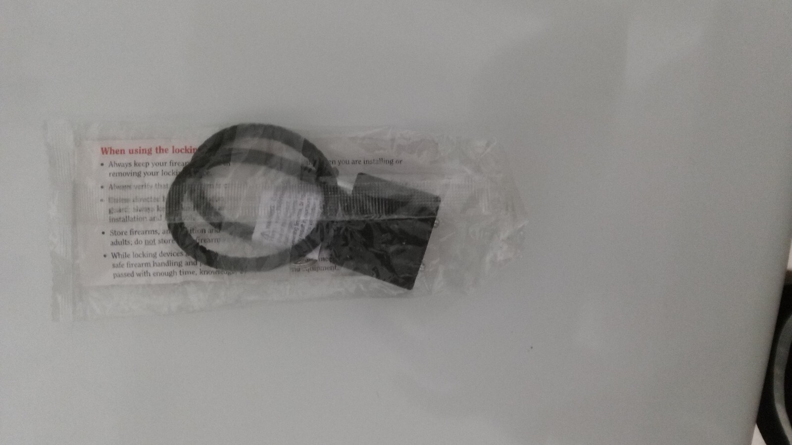 Brand New Ruger Cable Lock