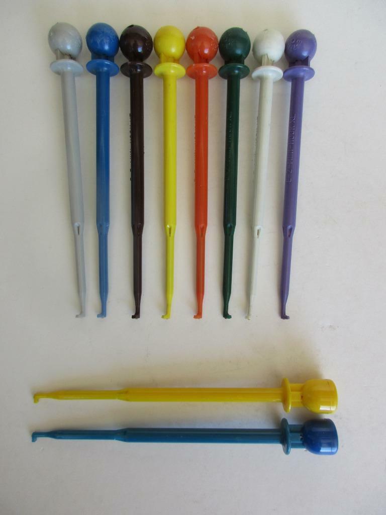 (1x) E-Z Hook Mini XL Extra Long Test Connector COLORS XL1 Clip Grabber 5" Long