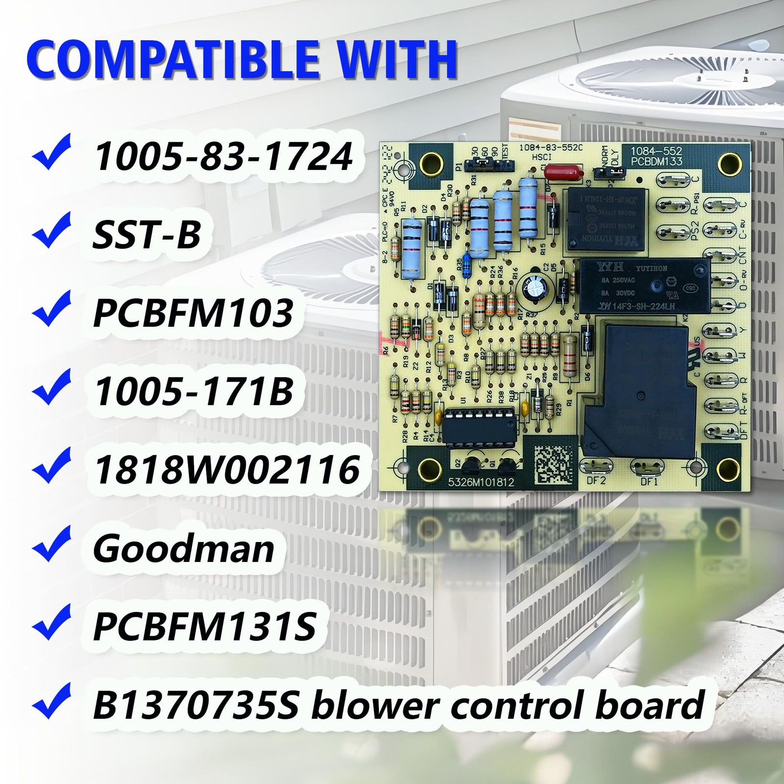 PCBDM133S Defrost Control Board Goodman Furnace Heat Pump Replacement