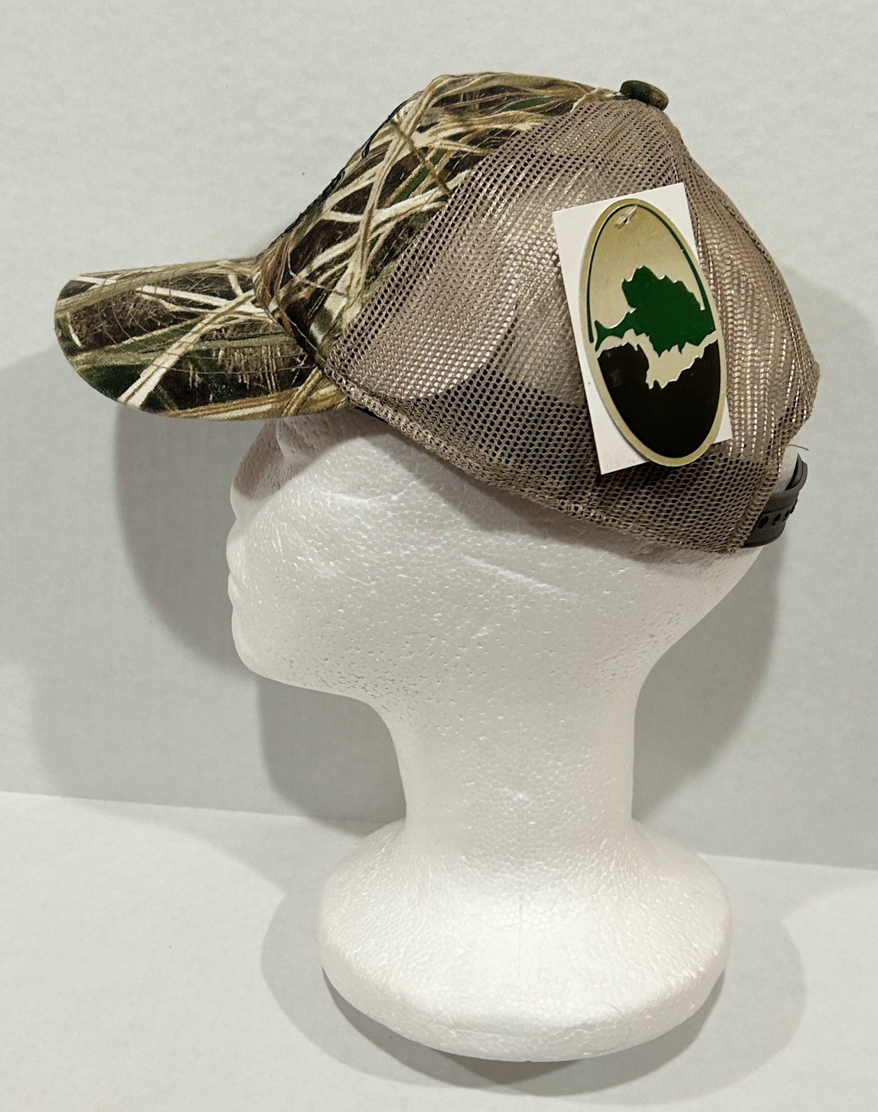 Ducks Unlimited Green Wing Camouflage Hat Mesh Back Snapback Mossy Oak YOUTH NWT