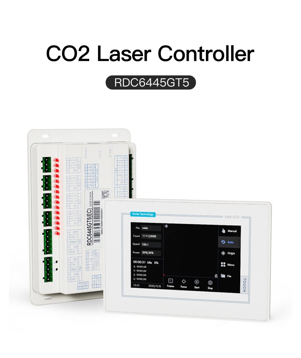 Ruida RDC6445GT5 CO2 Laser Controller System Panel for Engraving Cutting Machine