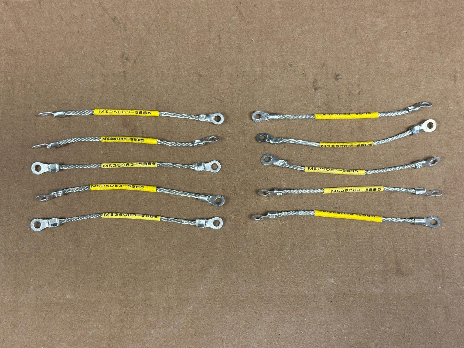 Bonding Jumper 10 Each P/N MS25083-5BB5 New
