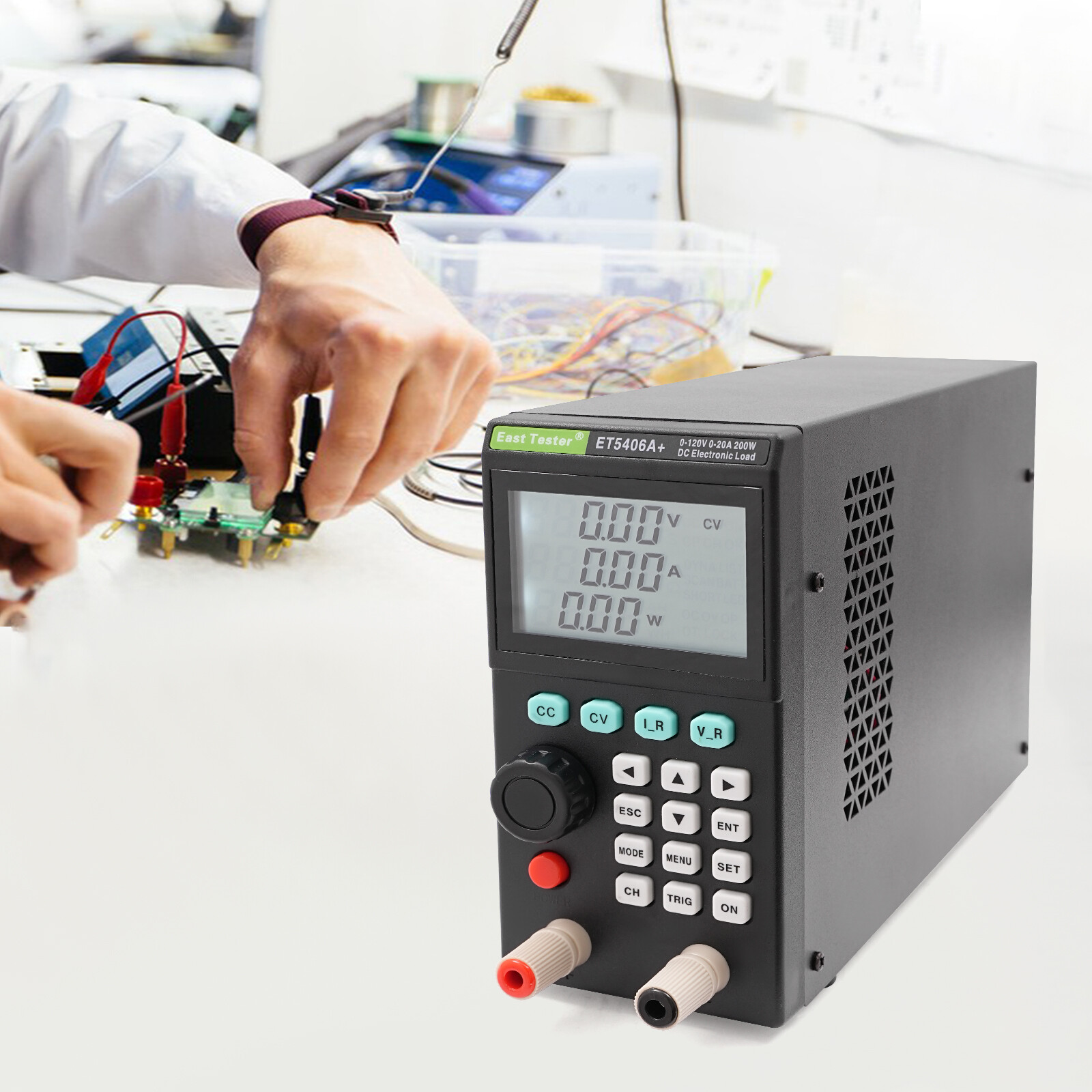 Electronic Load Tester, Dc Load Testers, 0-120v 0-20a Battery Tester Lcd Segment