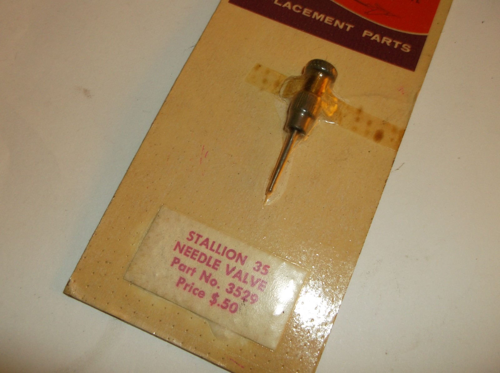 TORPEDO ,35 C/L ENGINE  NEEDLE VALVE..  NEW IN PACK