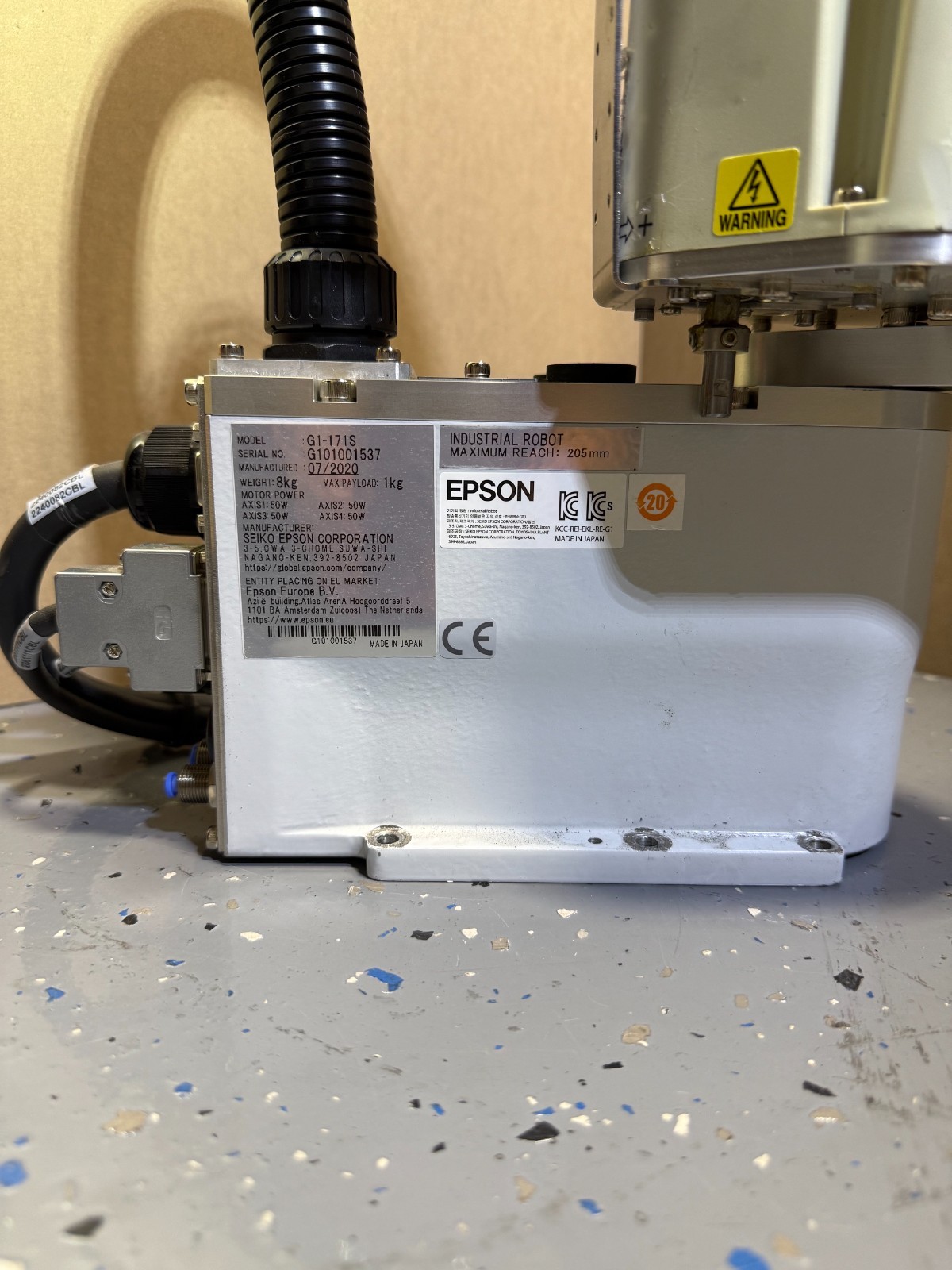 Epson G1 Scara Robot G1-171S with RC700DU-A Controller