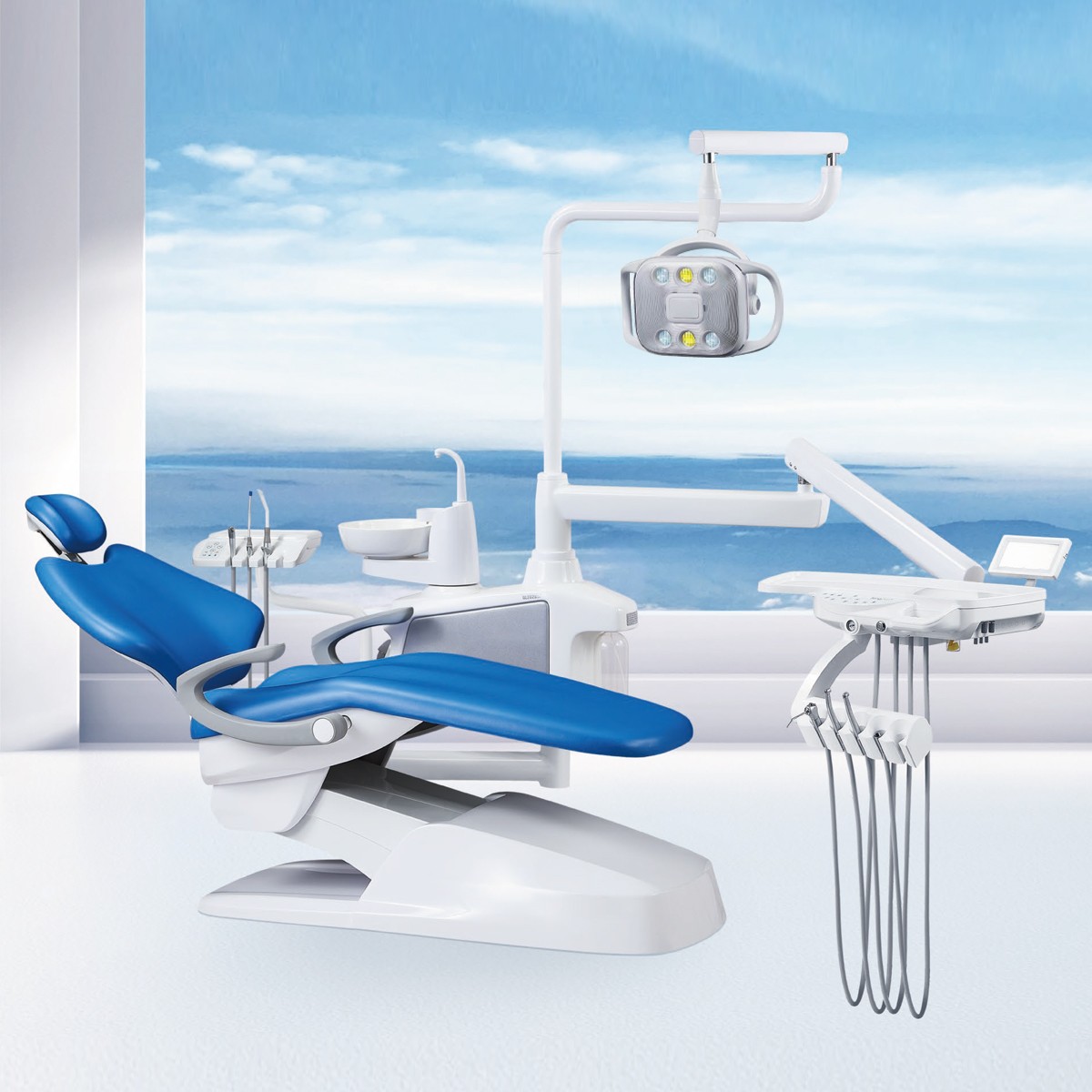 Dental Chair Unit Computer Controlled DC Motor /Dental Delivery Unit System Cart
