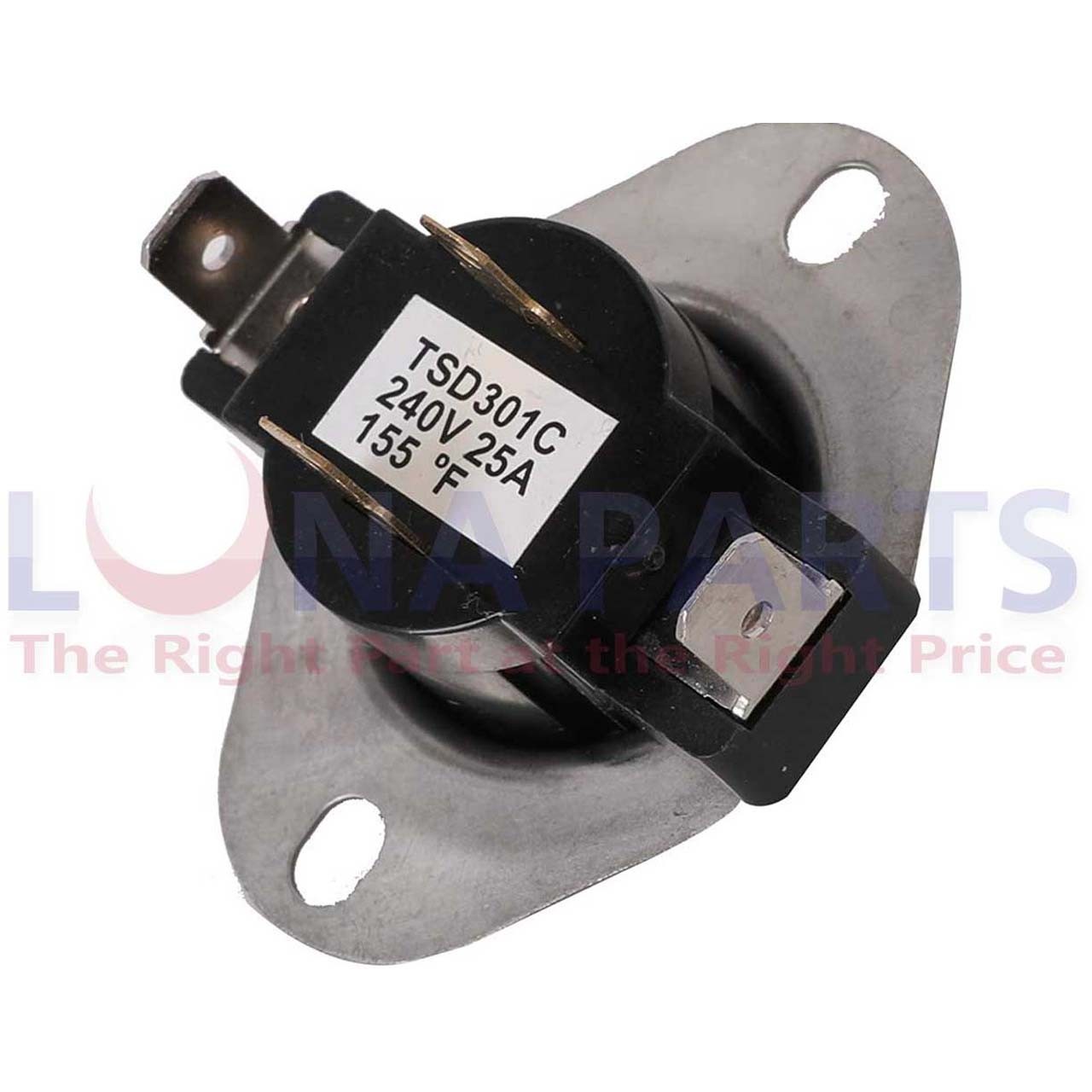 WP3387134 Dryer Operating Thermostat for Whirlpool Kenmore AP6008270