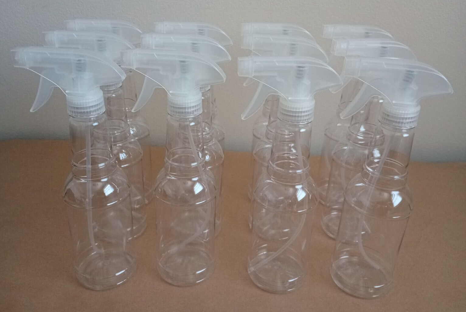 12 PCS - 12.6 oz Plastic Empty Spray Bottles - 1 Dozen-12 Pack-NEW