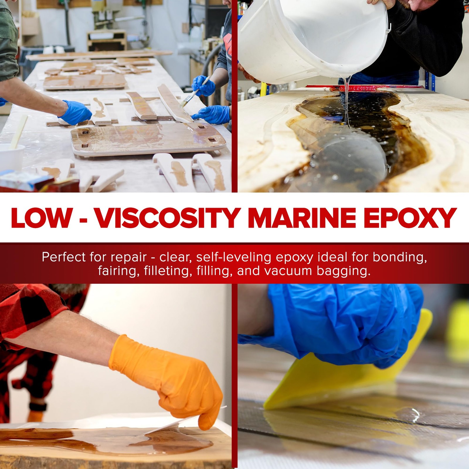 Epoxies Epoxy Resin Kit (1.5-Quart, Slow) 2:1 High Performance Non-Blushing S...