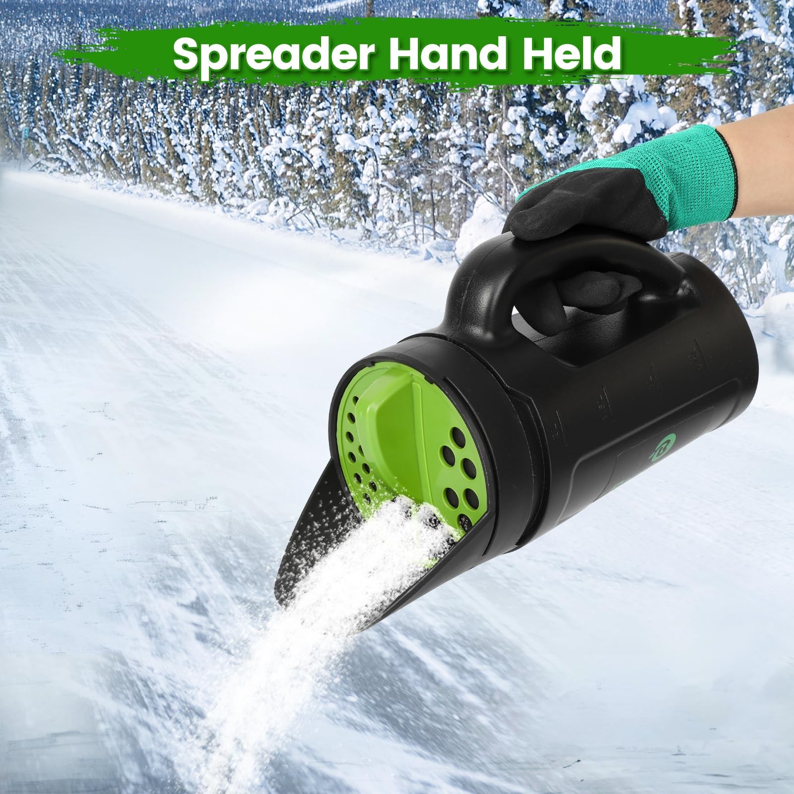 Hand Spreader Shaker, Multiple Adjustable Opening Sizes for All Purpose for G...