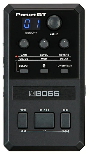 BOSS POCKET GT Pocket Effects Processor Multi-effects processor black