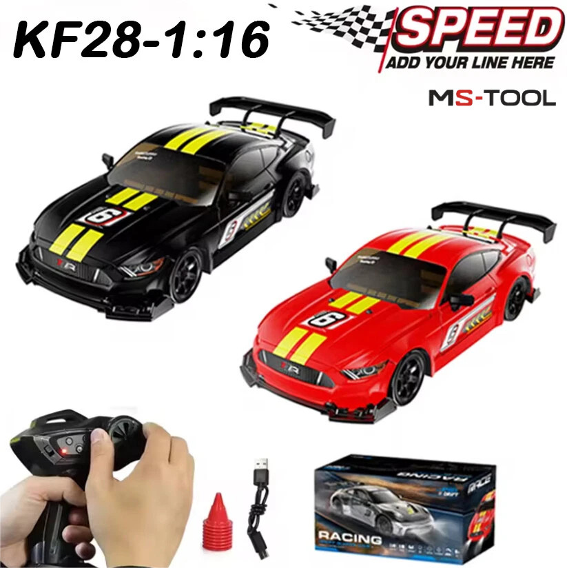 1:16 4WD RC Racing Car 2.4G 40KM/H Brushless High Speed Remote Control Drift Car