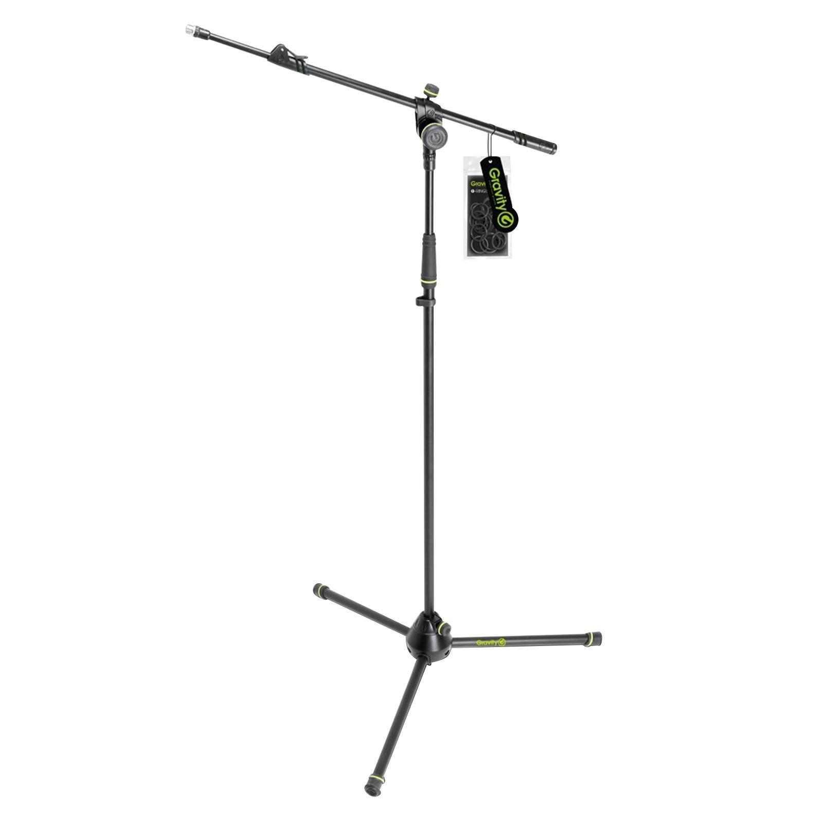 Gravity Stands MS 4322 HDB Heavy Duty Microphone Stand Tripod 2-Point Telesco...