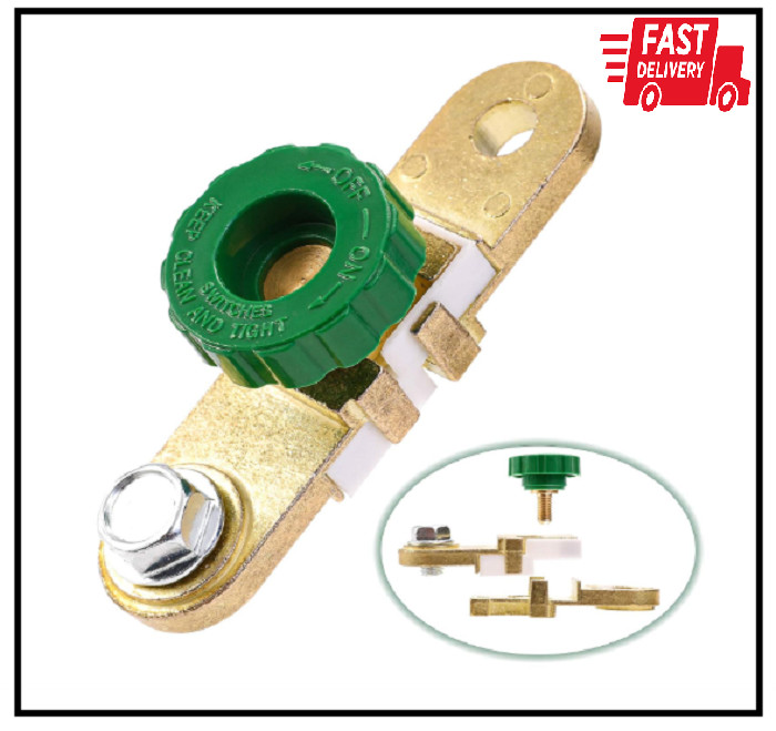 CZC AUTO Battery Quick Disconnect Switch Side Post Shut/Cut Off...